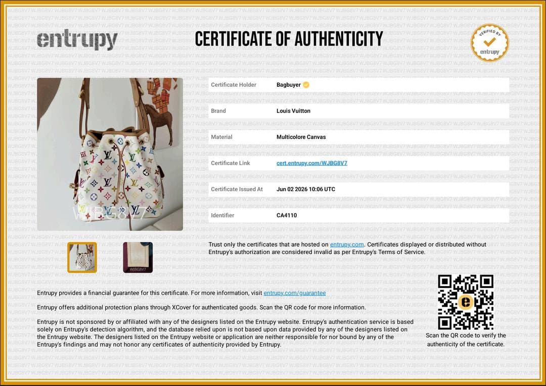 Сертификат Entrupy