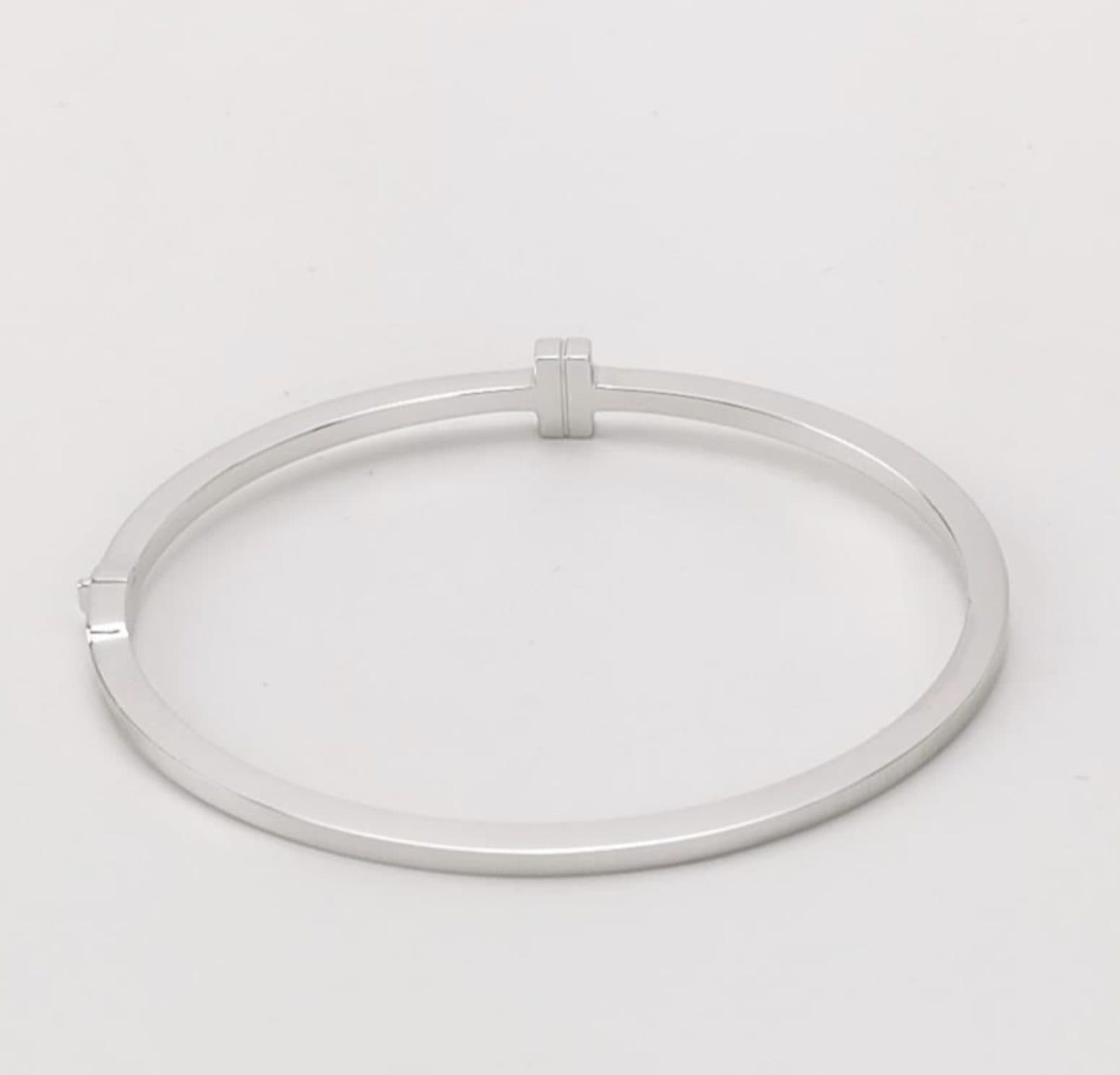 Tiffany & Co. T - Diamond Hinged Bangle